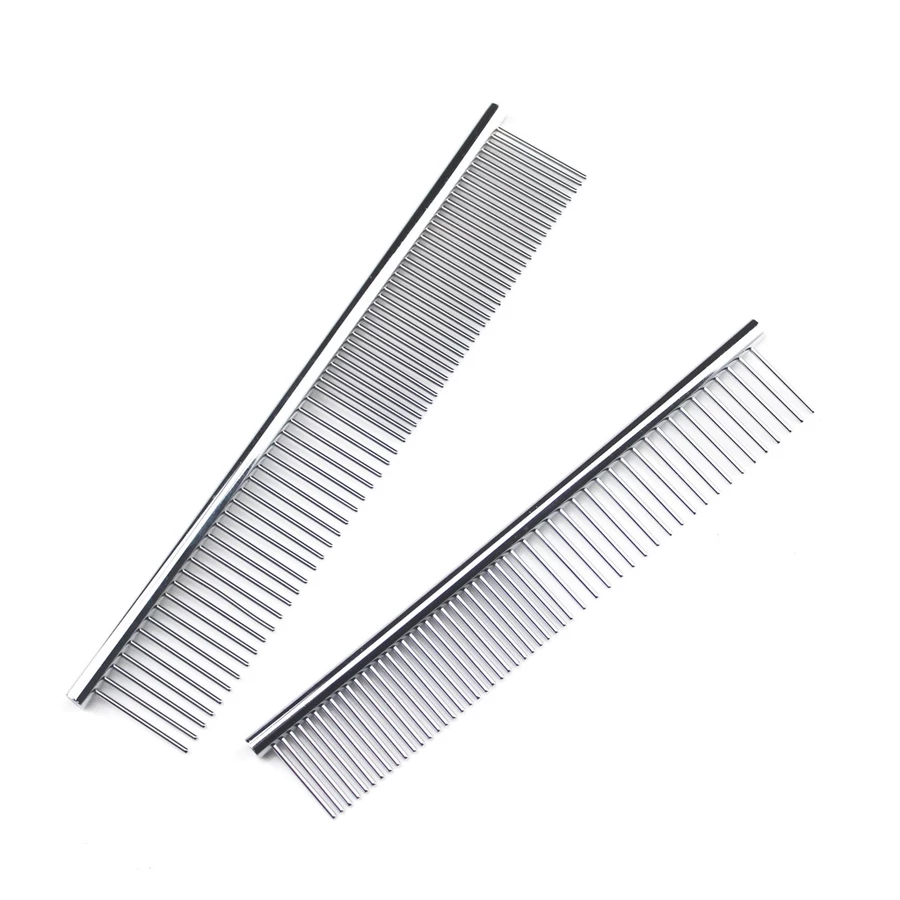 Steel grooming comb